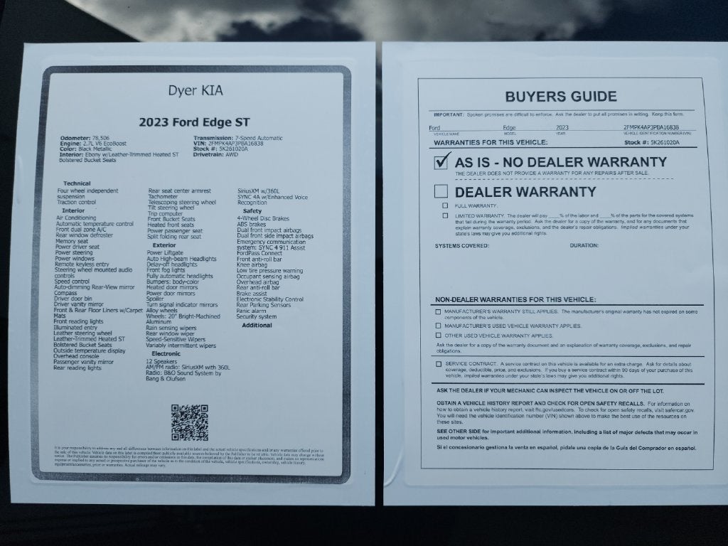 2023 Ford Edge ST