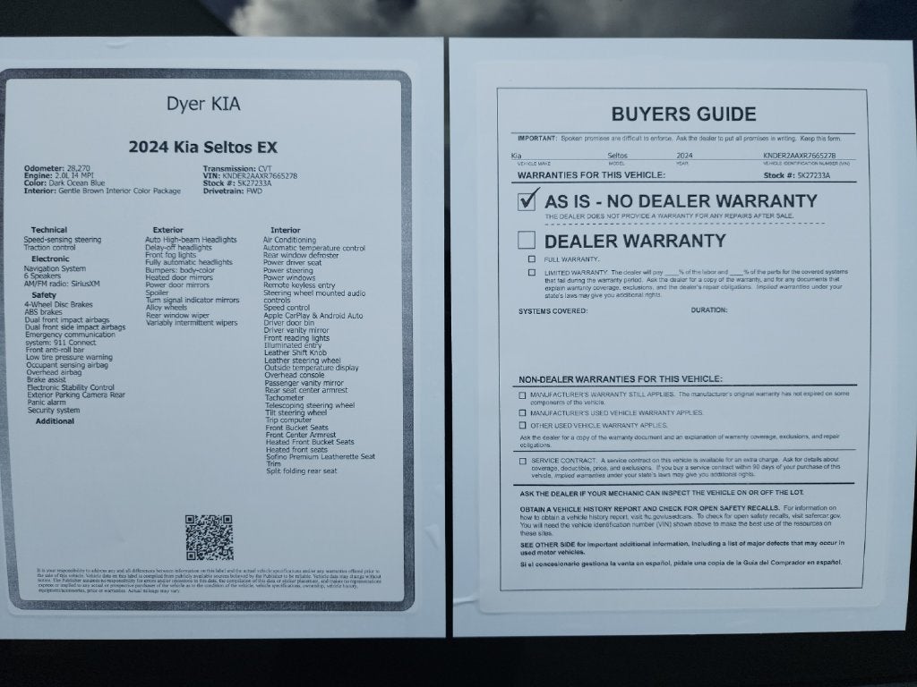 2024 Kia Seltos EX