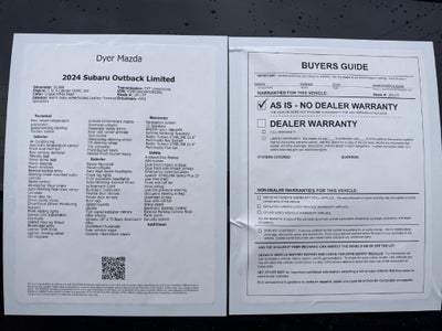 2024 Subaru Outback Limited
