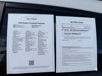 2026 Subaru Crosstrek Premium