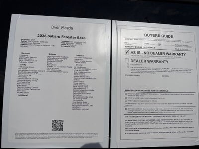 2026 Subaru Forester Base